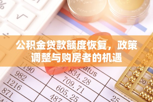 扶余公积金贷款额度恢复，政策调整与购房者的机遇