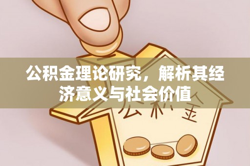 扶余公积金理论研究，解析其经济意义与社会价值