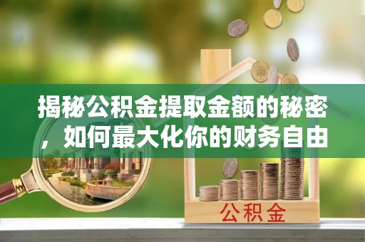 扶余揭秘公积金提取金额的秘密，如何最大化你的财务自由