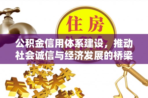 扶余公积金信用体系建设，推动社会诚信与经济发展的桥梁