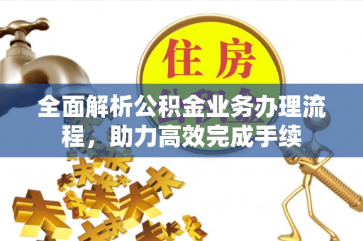 扶余全面解析公积金业务办理流程，助力高效完成手续