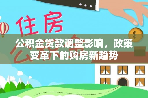 扶余公积金贷款调整影响，政策变革下的购房新趋势