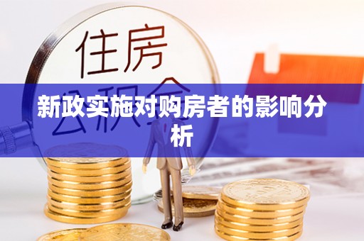 扶余新政实施对购房者的影响分析