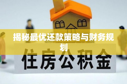 扶余揭秘最优还款策略与财务规划