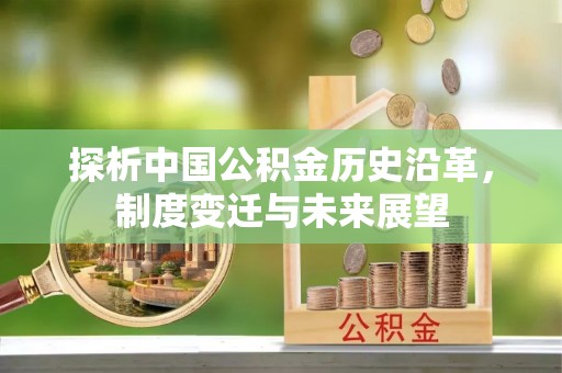 扶余探析中国公积金历史沿革，制度变迁与未来展望