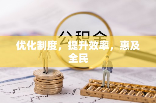 扶余优化制度，提升效率，惠及全民